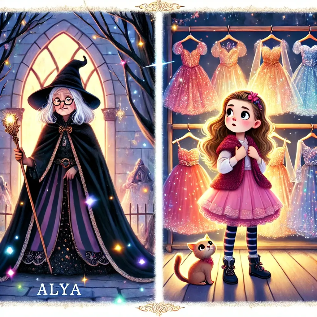 alya y los vestidos magicos