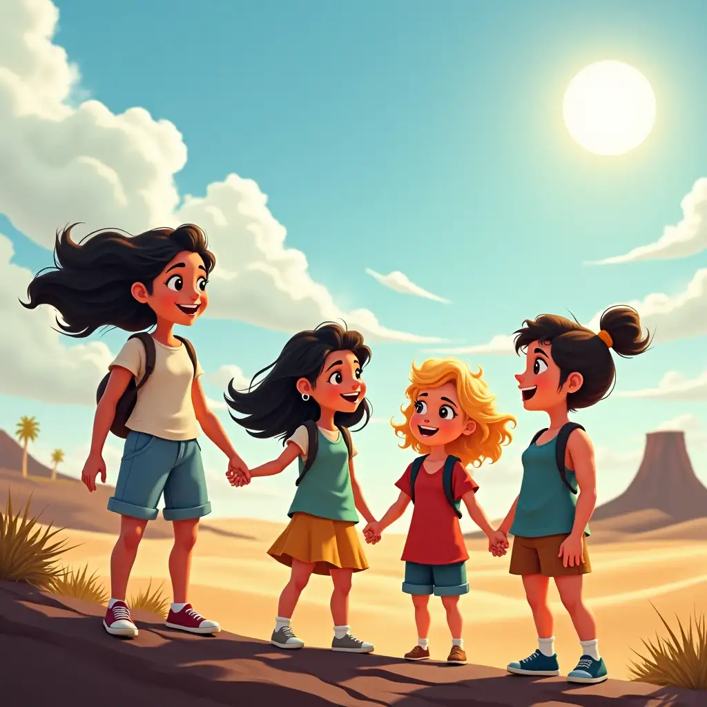 amigas al viento bajo el sol de lanzarote (1)