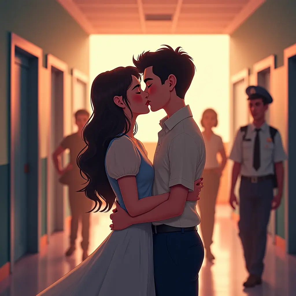 amor prohibido en el pasillo del escandalo