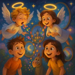 angeles de azucar y reflejos magicos