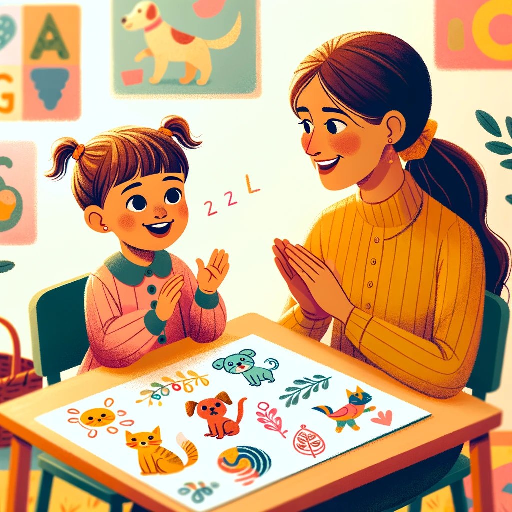 anita y el juego de las silabas