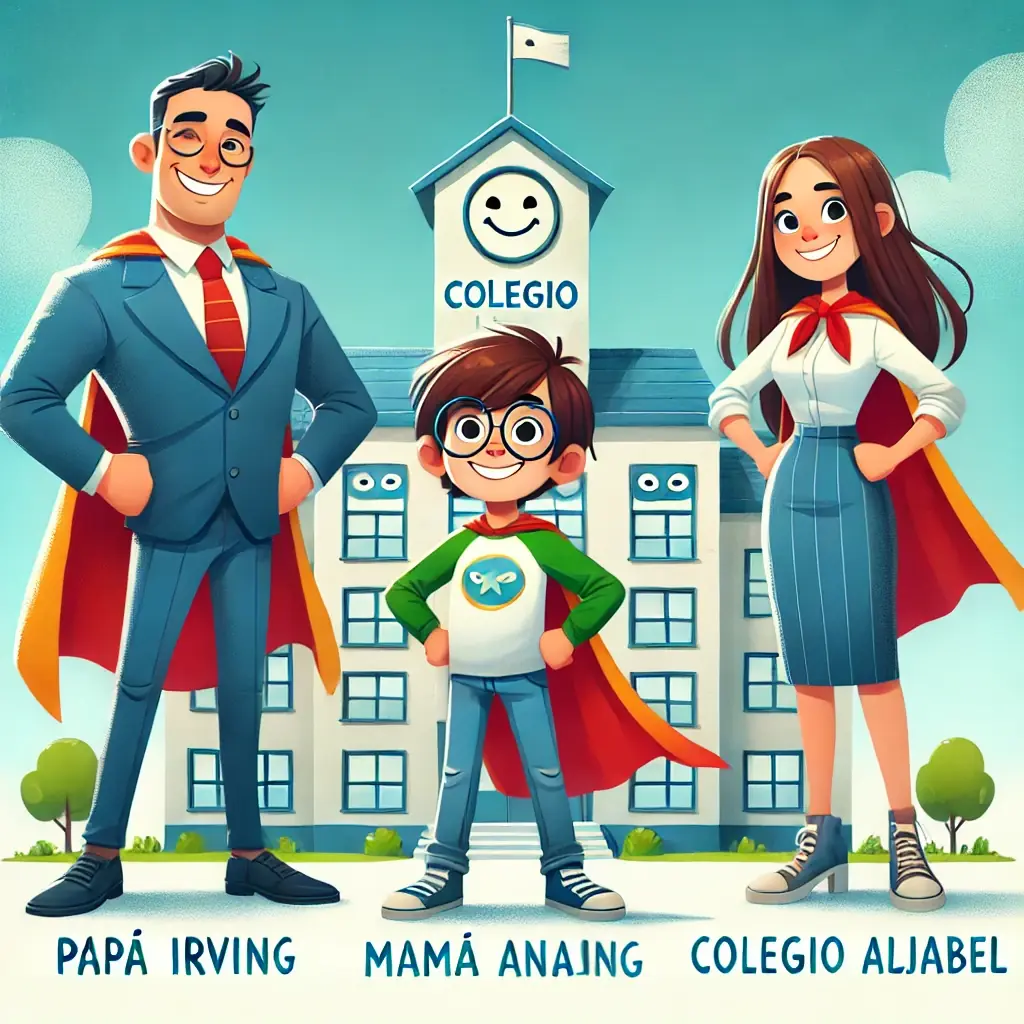 axel y el primer dia en el colegio de los superheroes