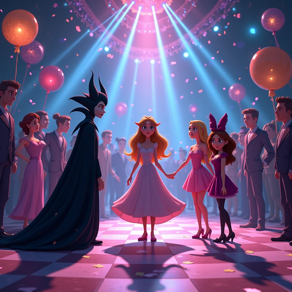 bajo la luz de la pista de baile un destino entrelazado