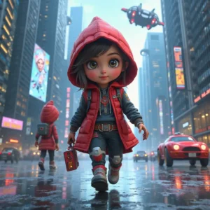 caperucita en el futuro un viaje tecnologico de peligros y aventuras en un mundo de videojuegos (1)