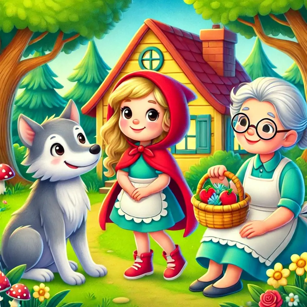 caperucita y el lobo amistoso