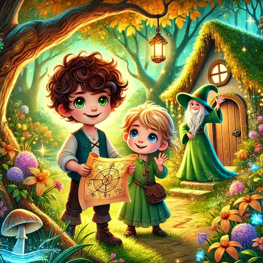 carlitos y eli en el bosque magico