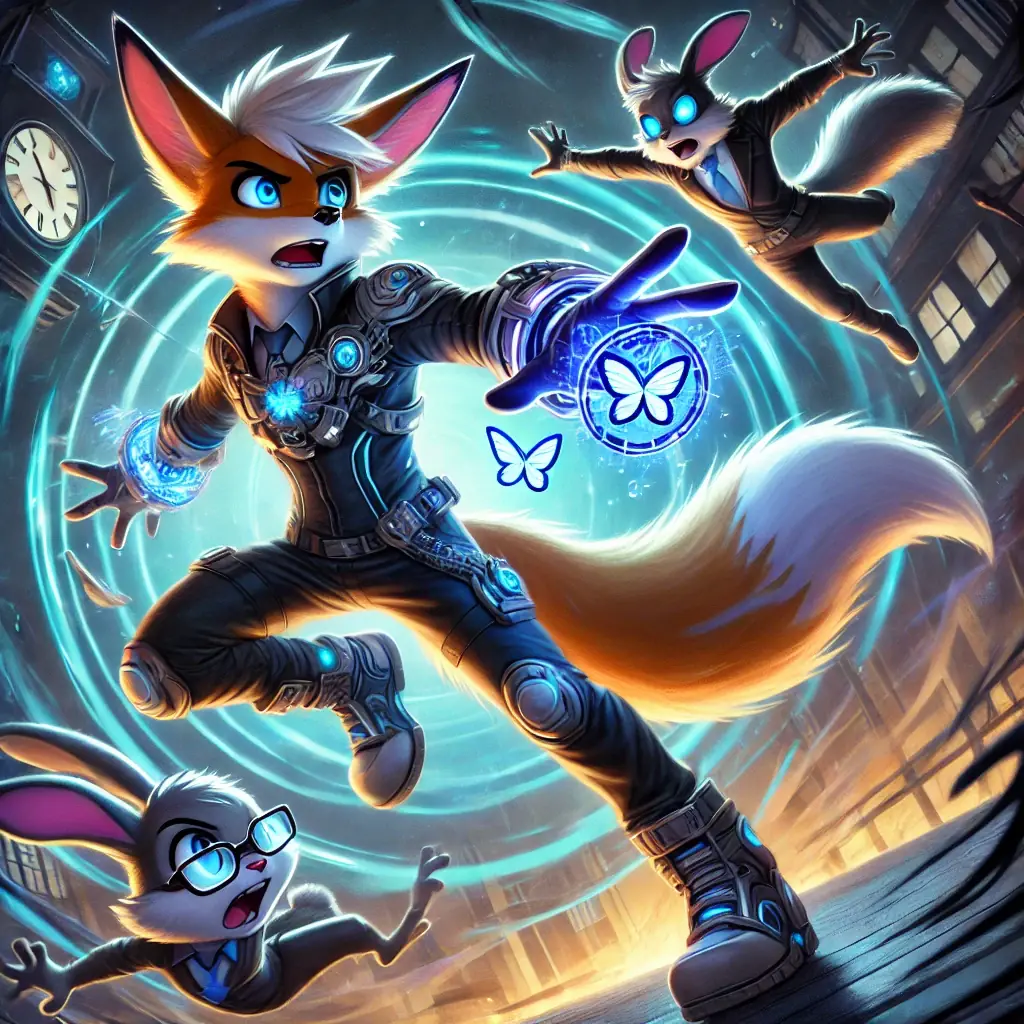 chronofox y bunnyx la ultima batalla por el tiempo