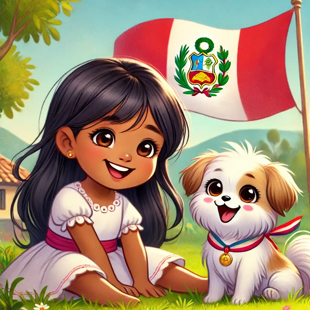 coralain y la bandera del peru (1)