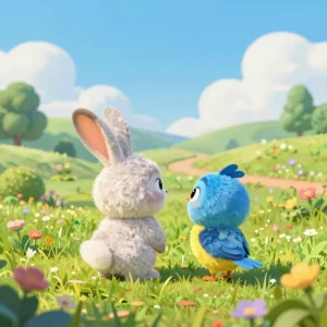 cuento de alas y patitas aventuras de un conejito y su amigo pajaro (1)