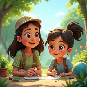 cuento de amigas del planeta la inventora del futuro verde