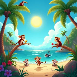cuento de amigos bajo el sol caribeno una aventura llena de mar sol y vida silvestre (1)