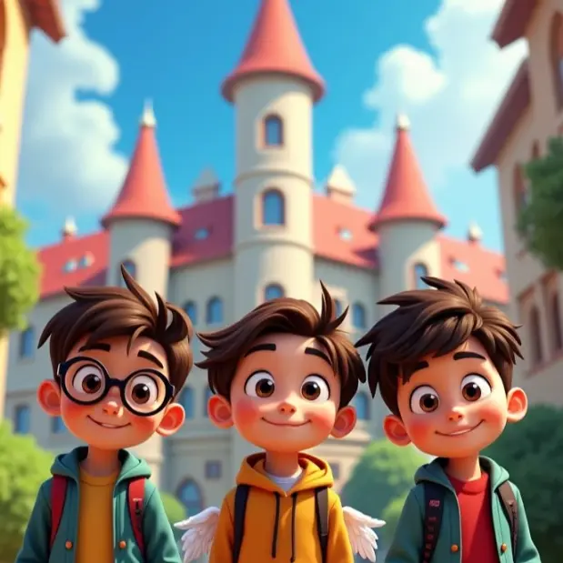 cuento de amigos en un mundo de fantasia y aprendizaje la aventura comienza en el colegio de los suenos (1)