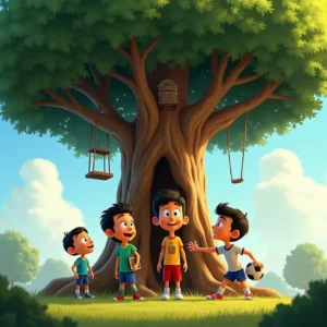 cuento de bajo la sombra de la amistad inquebrantable (1)