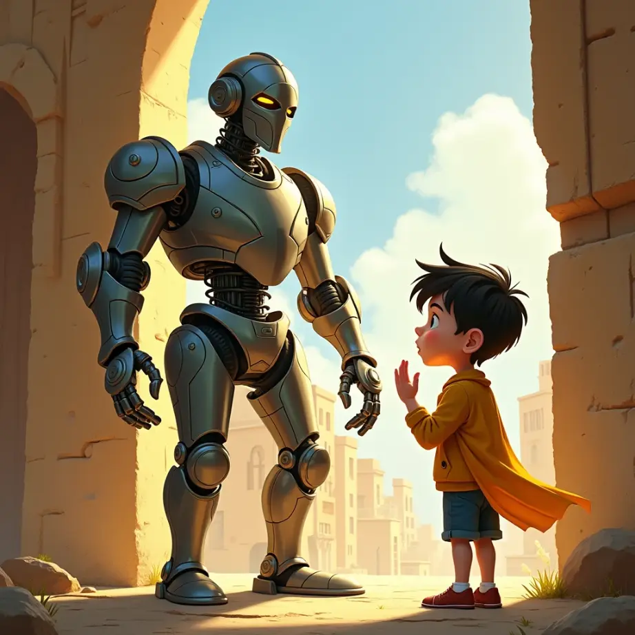 cuento de el caballero de metal y los suenos del futuro (1)