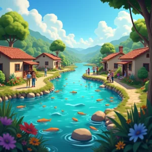 cuento de el renacimiento del rio de cristal