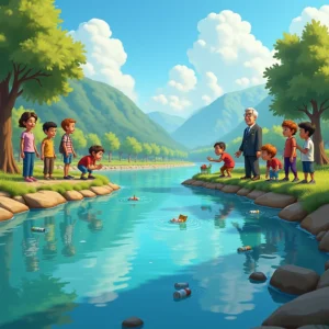 cuento de el rio que recobro su voz gracias a un pueblo unido