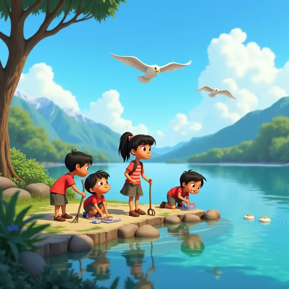 cuento de el secreto magico del lago san pablo una historia de amor y cuidado por la naturaleza (1)