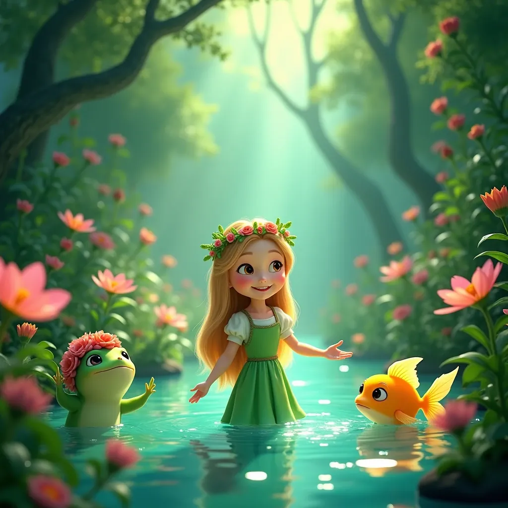 cuento de en el jardin de las maravillas donde la magia es realidad