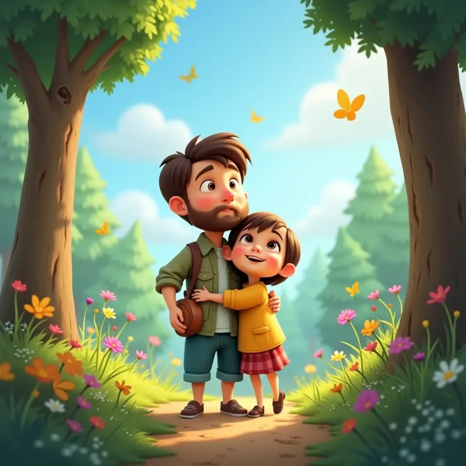 cuento de entre los brazos del amor un viaje magico de descubrimiento y diversion con papa (1)