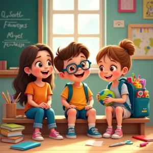 cuento de entre pizarras y sonrisas amanecen nuevos amigos (1)