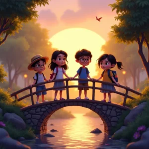 cuento de entre puentes y sonrisas una historia de amistad verdadera