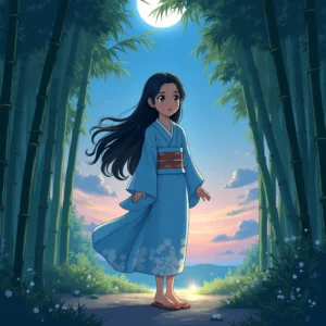cuento de kaguya hime la princesa del bambu y la luna