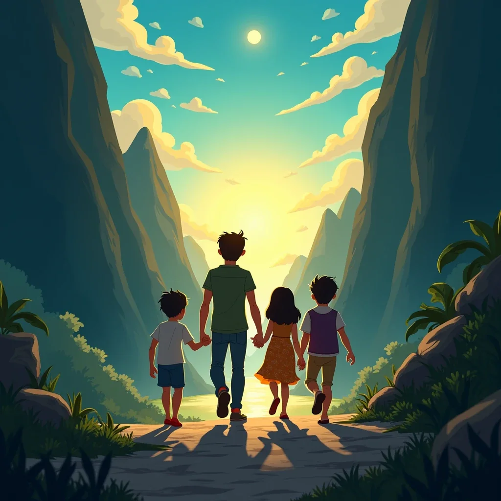 cuento de la amistad mas alla de las sombras y los abismos