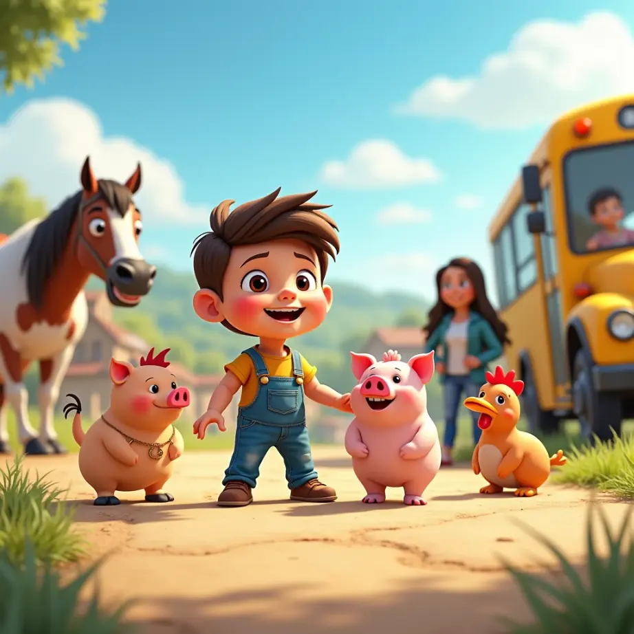 cuento de la aventura de jose en la granja un dia de descubrimiento y amistad con los animales (1)