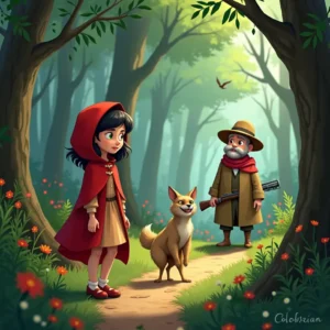 cuento de la aventura enrojecida en el bosque encantado (1)