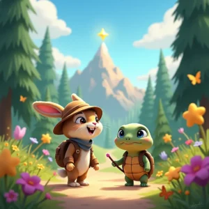 cuento de la aventura magica de tambor en busca de la montana de los deseos brillantes (1)