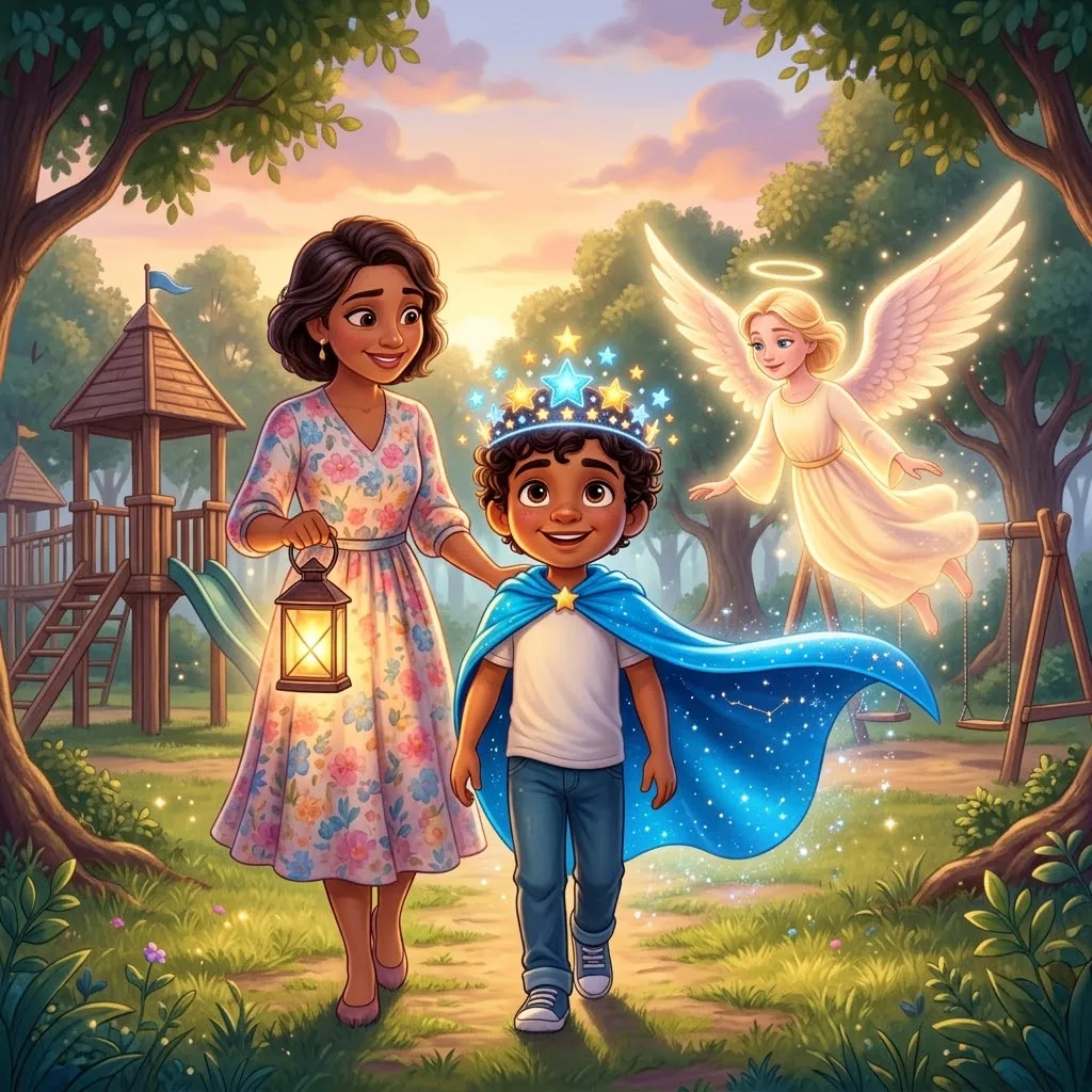 cuento de la corona de suenos y la capa de valentia