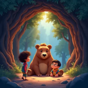cuento de la cueva del oso y la amistad de ana y juan