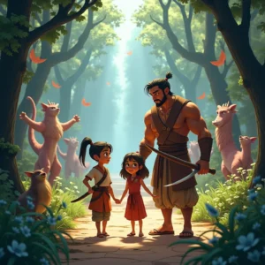 cuento de la familia de los guerreros del mundo virtual un viaje al corazon de la imaginacion