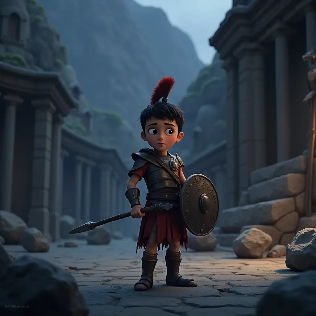 cuento de la forja del guerrero sin futuro