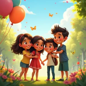 cuento de la magia de las sonrisas compartidas entre amigos (1)
