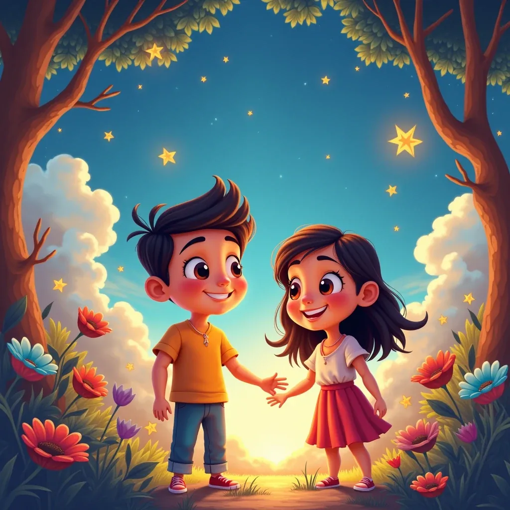 cuento de la magia de los juegos olvidados en un mundo de fantasia