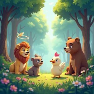 cuento de la magia del bosque palido de los seres pluraliformes