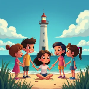 cuento de la pequena isla en el mar de la soledad un faro de amistad y solidaridad