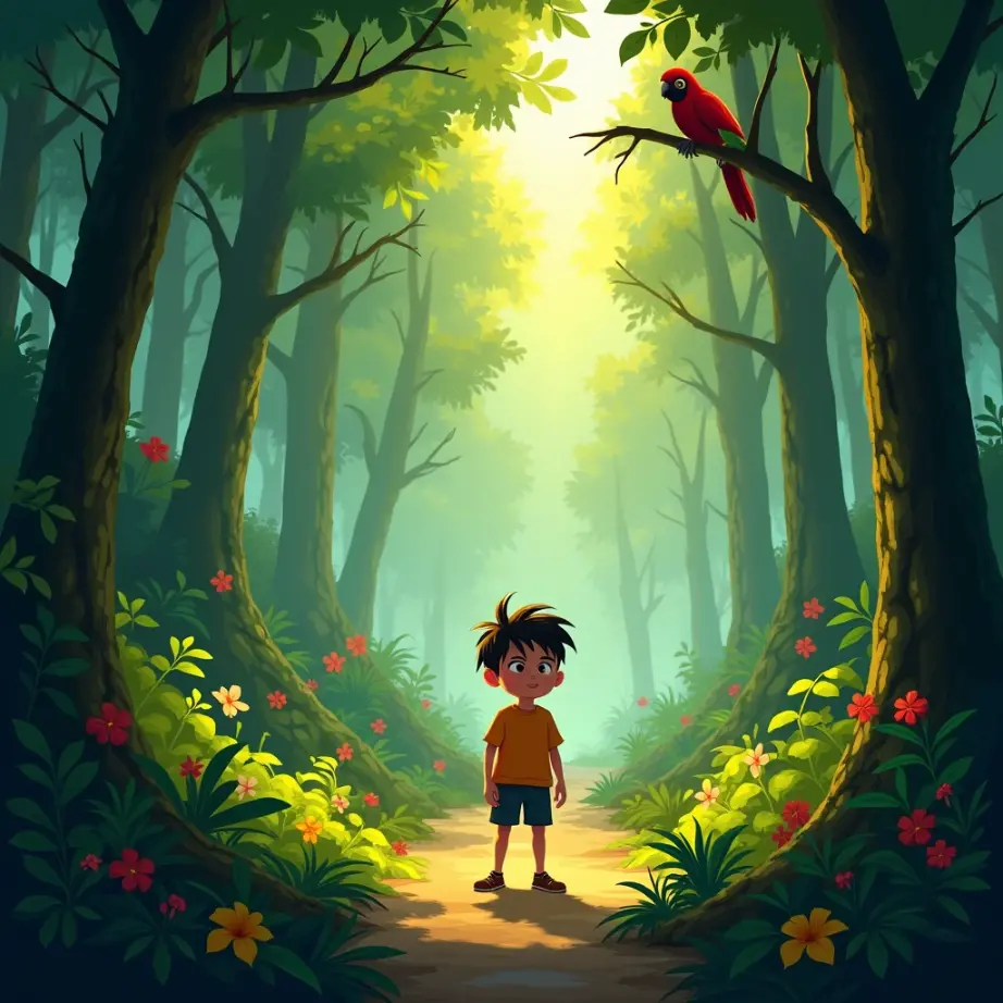 cuento de la selva de los secretos ocultos y la aventura inesperada (1)