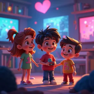cuento de un mundo de pixeles y amistades eternas en el corazon del mundo gamer