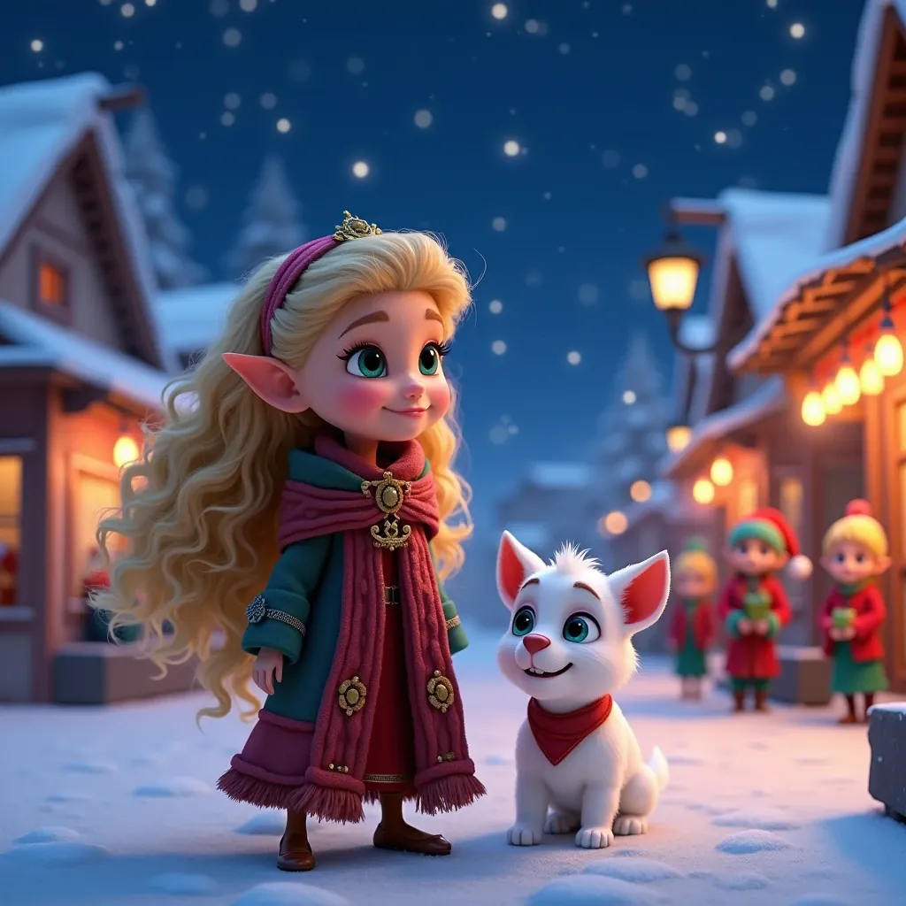 cuento de un viaje magico de nieve y amor