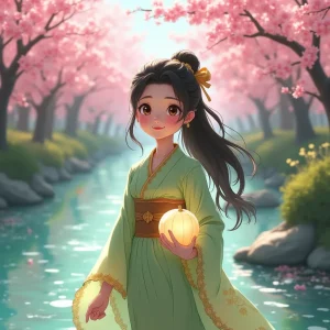 cuento de urikohime la princesa del melon flotante