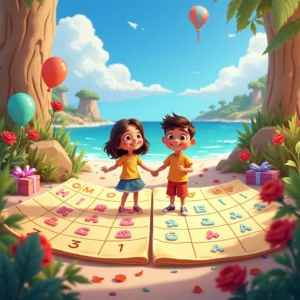 cuento de viajando por los meses del ano con amigos divertidos