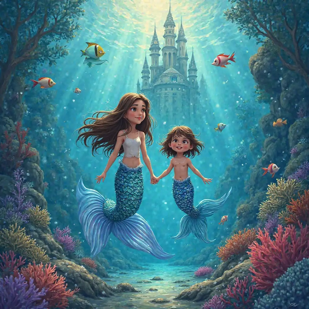 diana y alaia bajo el mar de los suenos donde la magia se vuelve realidad
