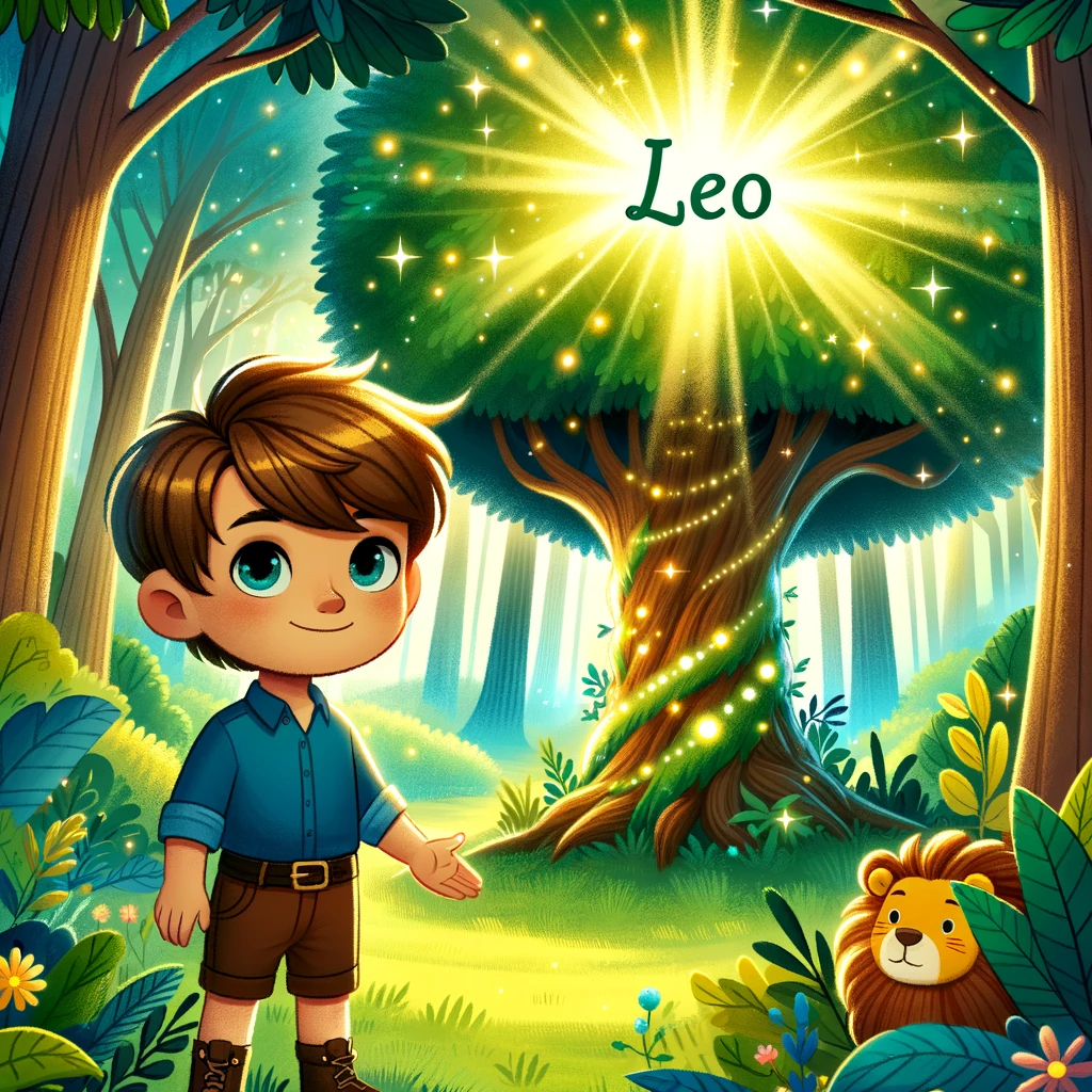 el arbol magico y el nino aventurero