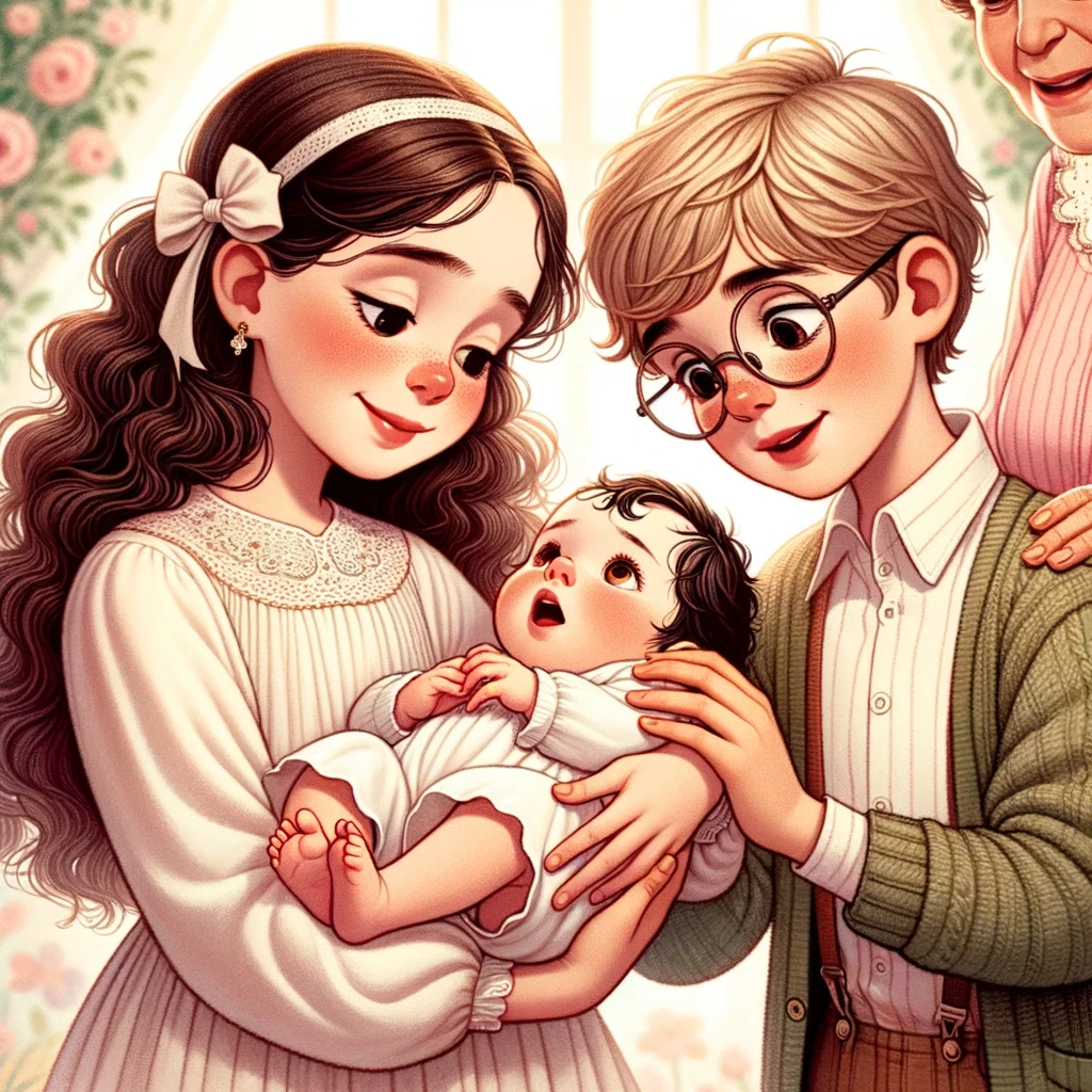 el bebe y las notas de amor de paulina