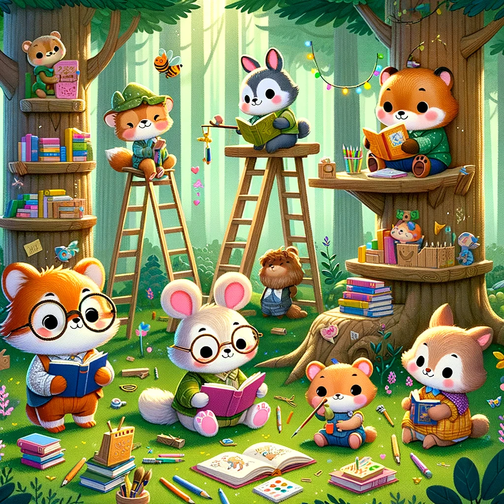 el bosque de las maravillas y los animalitos de la amistad