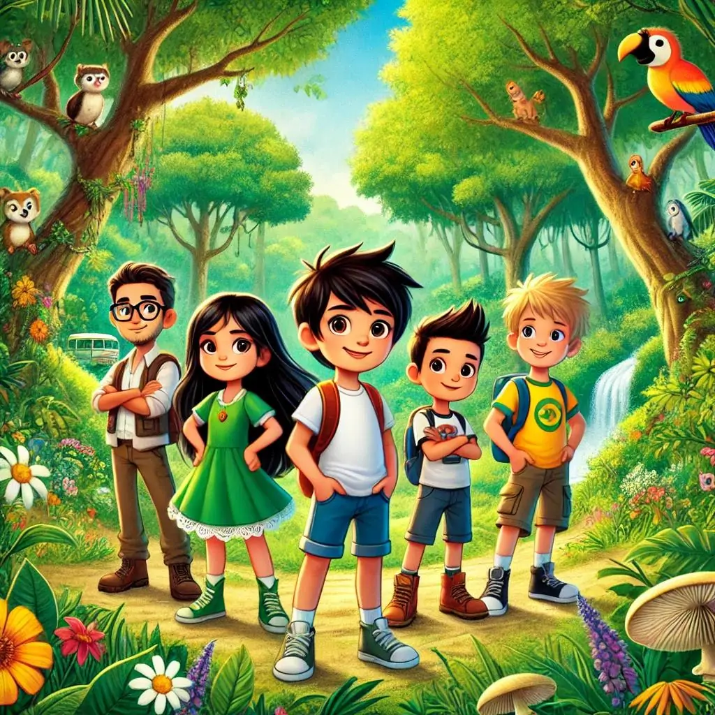 el bosque de los cinco amigos