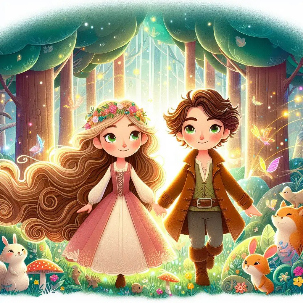 el bosque encantado de angelica y xavier