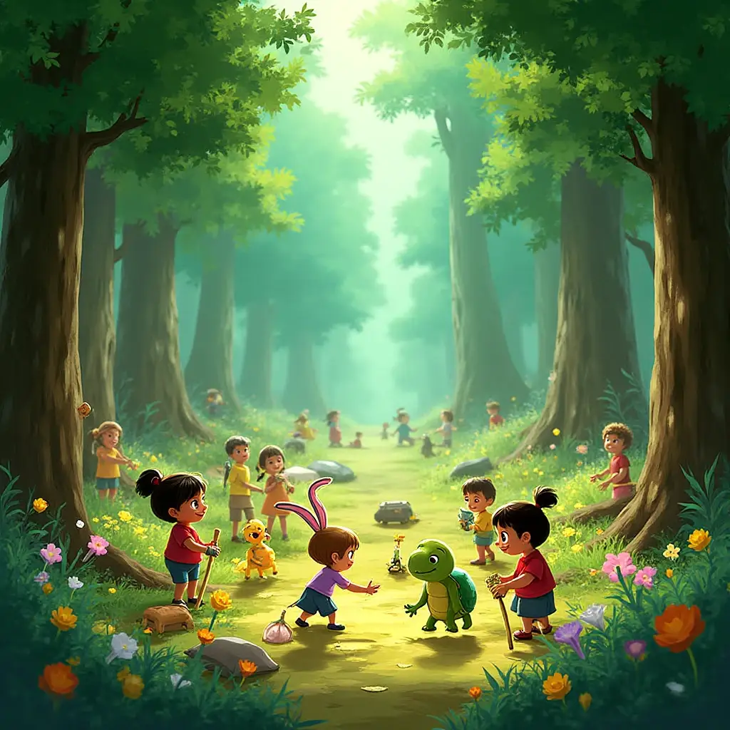 el bosque recobra su magia una historia de amigos y accion por el medio ambiente (1)